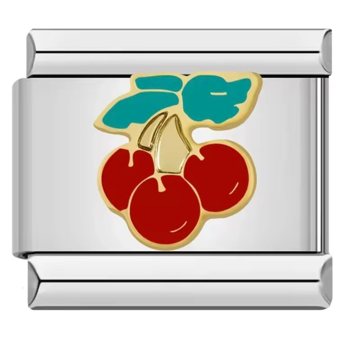 ITALIAN CHARM CEREZAS Acero Inoxidable ENTREGA INMEDIATA