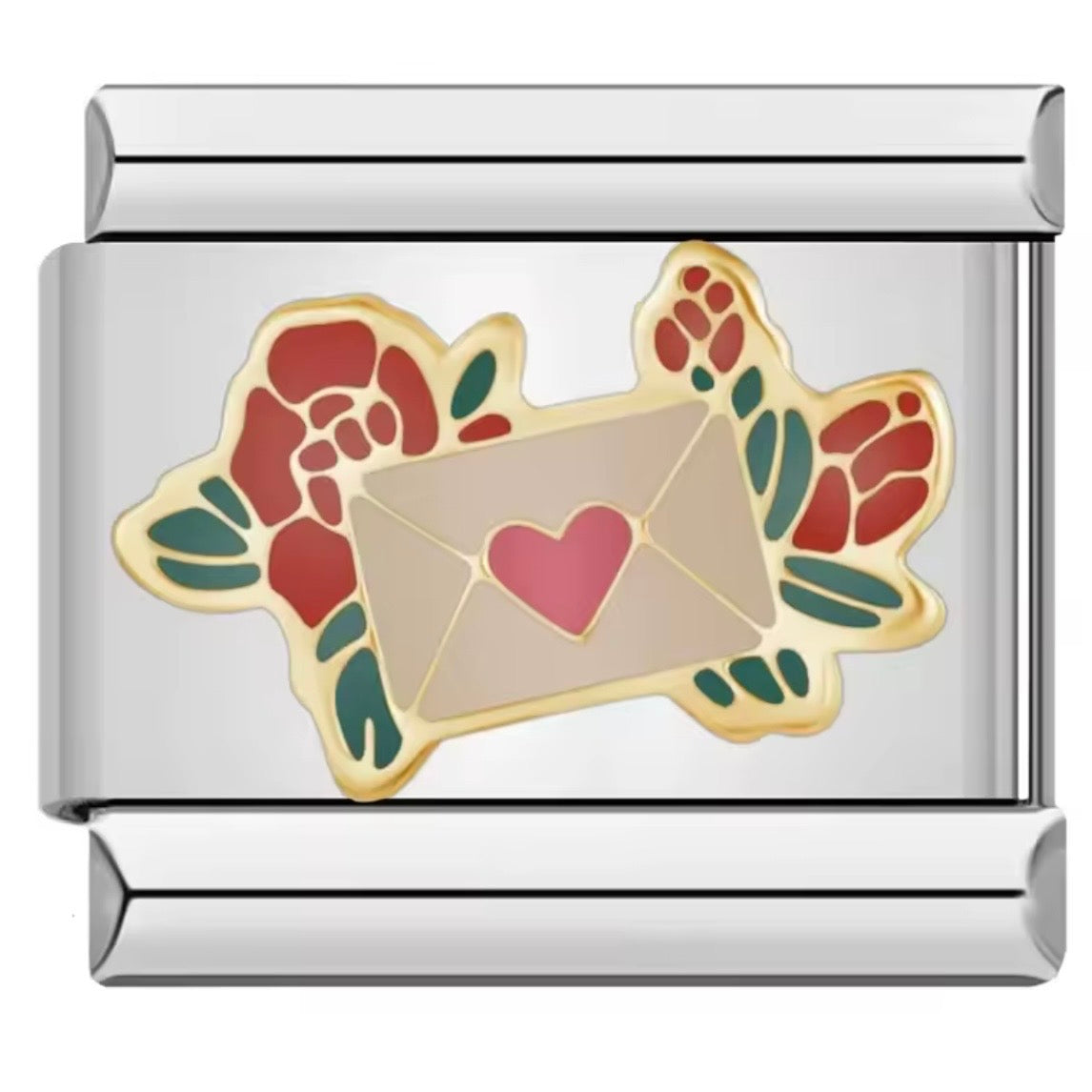 ITALIAN CHARM CARTA Acero Inoxidable ENTREGA INMEDIATA