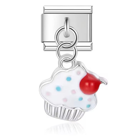 ITALIAN CHARM COLGANTE PASTELILLO Acero Inoxidable ENTREGA INMEDIATA