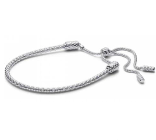 BRAZALETE MOMENTS cadena de tachuelas deslizante Plata s925 ALE/Recubrimiento en oro 14k