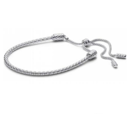 BRAZALETE MOMENTS cadena de tachuelas deslizante Plata s925 ALE/Recubrimiento en oro 14k