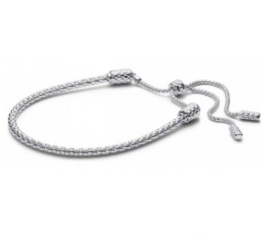 BRAZALETE MOMENTS cadena de tachuelas deslizante Plata s925 ALE/Recubrimiento en oro 14k