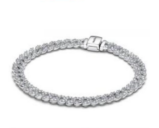 BRAZALETE CADENA CUBANA Plata s925 ALE
