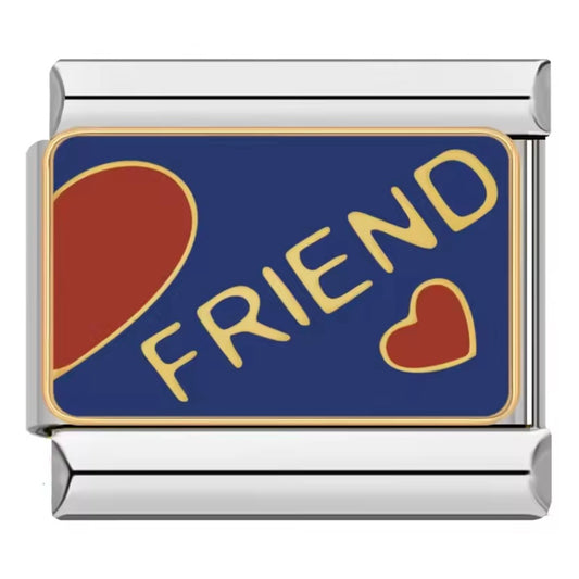 ITALIAN CHARM “FRIEND” Acero Inoxidable ENTREGA INMEDIATA