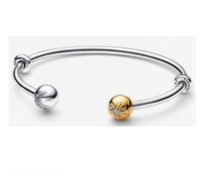 BRAZALETE RÍGIDO ABIERTO Plata s925 ALE