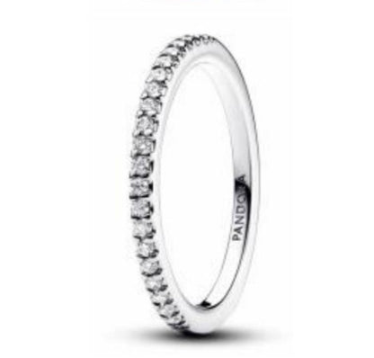 ANILLO HUESO DE ZIRCONIAS TALLA 52/6 Plata s925 ALE ENTREGA INMEDIATA