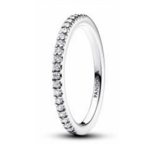 ANILLO HUESO DE ZIRCONIAS TALLA 52/6 Plata s925 ALE ENTREGA INMEDIATA