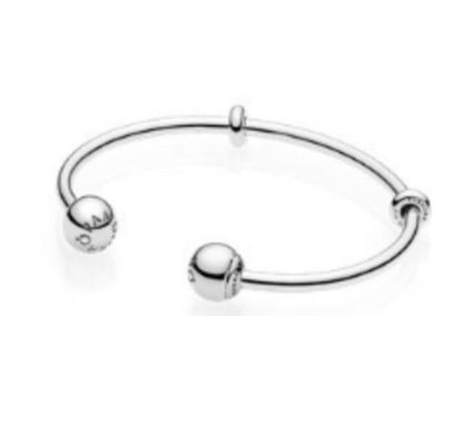 BRAZALETE RÍGIDO ABIERTO Plata s925 ALE