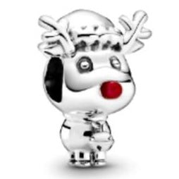 CHARM SEPARADOR RENO NAVIDEÑO Plata s925 ALE