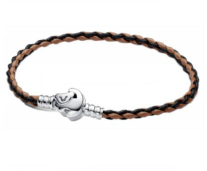 BRAZALETE CUERO DISNEY Plata s925 ALE