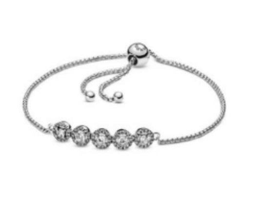 BRAZALETE AJUSTABLE Plata s925 ALE