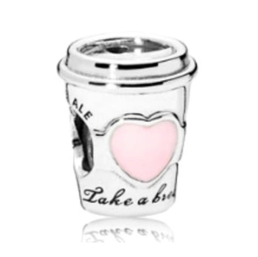 CHARM COFFE Plata s925 ALE